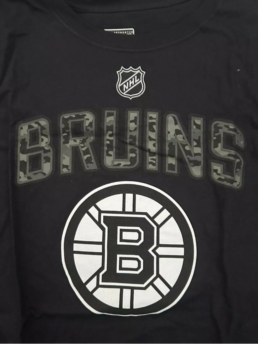 Men’s Boston Bruins Black T Shirt Size Large - Picture 2 of 3
